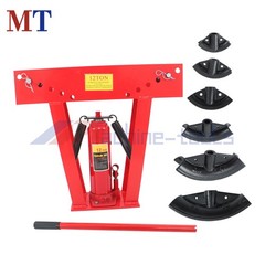 12 Ton Tubing Bender Manual Hydraulic Copper Exhaust Pipe Bender With 6 Dies