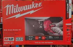 ⭐️NEW⭐️ Milwaukee M12 Drain Auger Kit 2571-21