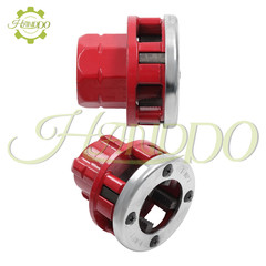 Manual Threading/Pipe & Bolt Die Head Complete w/Dies, 1-1/4&Prime; &1&Prime; NPT 12-R RH
