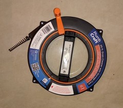 Plumb Craft 20-FT Sink Drain Cleaner:1/4 Flat Steel Storage Case+winding Handle
