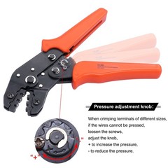 Twidec/Wire Crimping Pliers 26-16AMG Wire Tools with Black