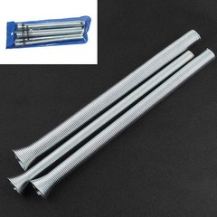 5pcs 8.5in. Spring Bending Tube Pipe Bender 1/4&Prime; 5/16&Prime; 3/8&Prime; 1/2&Prime; 5/8&Prime; Silver Set
