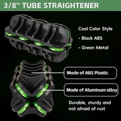 Handheld Tubing Straightener, 3/8 Inch O.D. Tube Straightening Tool for Brake&hellip;