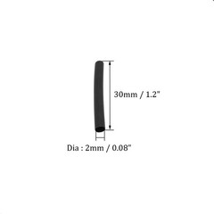 300PCS Heat Shrink Tubing,2mm / 1/12&Prime; Dia, 30mm / 1.2&Prime; Long,Industrial Heat-S&hellip;