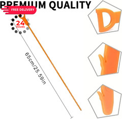 Speetop Drain Snake Clog Remover:3 Pcs Hair Auger, 25 Inch Orange