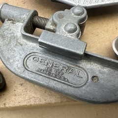 Lot Of 4 General Tools 120 Mark 1 Superior Tubing Pipe Cutter W/ Reamer Made USA