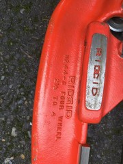 Ridgid 32880 Model 44-S Heavy-Duty 4-Wheel Pipe Cutter, 2-1/2&Prime; &ndash; 4&Prime; Capacity