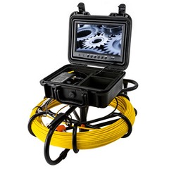 200ft/60m 9&Prime; Monitor Drain Sewer Camera Pipe Inspection Camera HD 1200TVL NEW