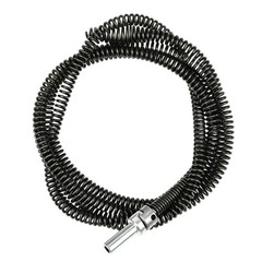 Drain Auger Snake Cable with Drill Adapter 6.5 Ft Heavy Duty
