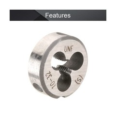 Utoolmart 10-32 UNF Round Die, Machine Thread Right Hand Threading Die, Alloy&hellip;