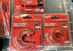 Milwaukee Tubing Cutters Lot &ndash; Straight, Mini, Directional Cutters &bull; New In Box!