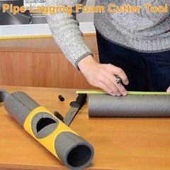 6x Pipe Insulation Cutting Guide Kit 15-53mm Foam Tube Cutter HVAC Plumbing Tool