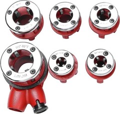 Manual Ratchet Pipe Threader Kit with 6 Dies &ndash; 1/4&Prime; to 1-1/4&Prime; Pipe Tool