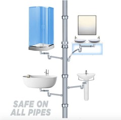2 Pcs Sink and Drain Cleaner Wild Tornado Pipe Dredge Drain Cleaner