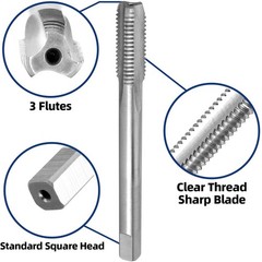 M10 X 1 Tap and Die Set, M10 x 1.0 Machine Thread Tap and Round Die Right Hand