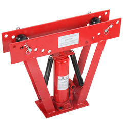 12 Ton Pipe Bender Manual Hydraulic Piping Bending Exhaust Tube Fabric w/6 Dies
