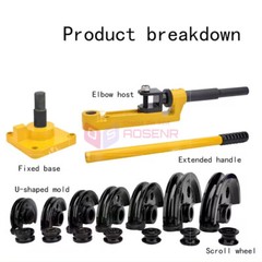 SWG-25S Copper Pipe Bending Machine Manual U-type Galvanized Pipe Tube Bender