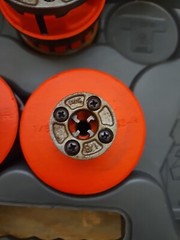 Rigid Pipe Threading Set 2&Prime; 1 1/4&Prime; 3/4&Prime; 1/4&Prime; and 1/8&Prime; Partial Set