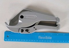 General Tools 119 PVC Pipe Cutter 1-5/8&Prime; ABS PE Plastic Tubing Cutting Hand Tool