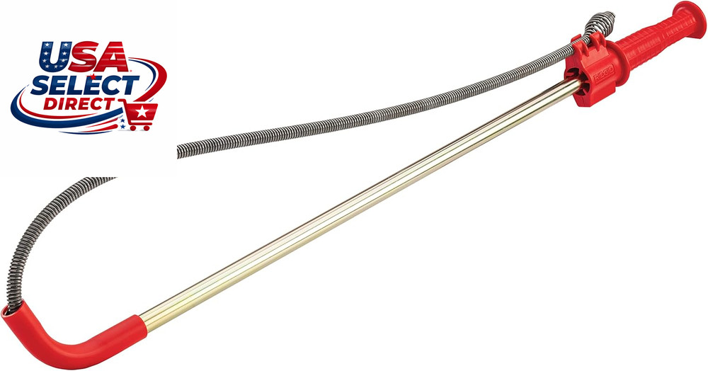 K-3 Toilet Auger with 3-Foot Snake and Bulb Head