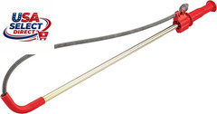 K-3 Toilet Auger with 3-Foot Snake and Bulb Head