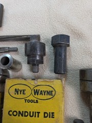Nye Wayne Pipe Die & Misc. Machinest Tools