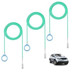 3 pcs Auto Sunroof Drain Cleaning Tool, 120 Inch Long Flexible Tube Cleaning Bru
