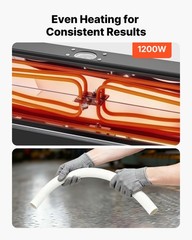 VEVOR Electric PVC Heater PVC Bender Conduit Heater 1/2&Prime; &ndash; 2&Prime; 1200W Pipe Bending