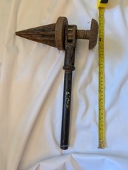Antique Vintage Ratcheting Pipe Reamer Cast Iron Plumbing Tool