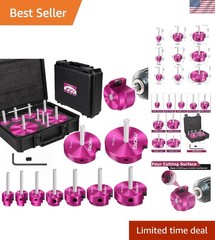 9-Piece PVC Pipe Reamer Kit &ndash; Sizes 1/2&Prime; to 4&Prime; for Precision Plumbing Repairs
