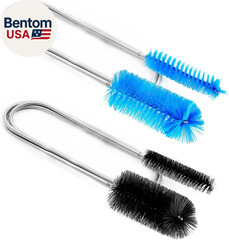 2 Pcs Flexible Drain Pipe Cleaning Brush, 36&Prime; Extra Long Double Ended Nylon Bris