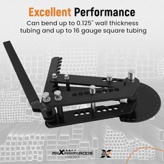 Maxpeedingrods Manual Pipe and Tube Bender for 2&Prime; Round 1-1/2&Prime; Square Steel