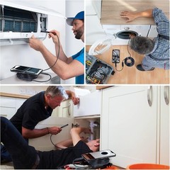Pipe Inspection Camera Endoscope Video Sewer Drain Cleaner Waterproof Snake USB
