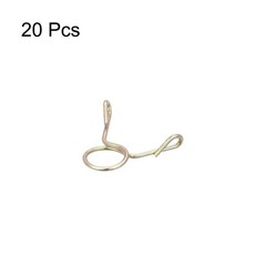 Fuel Line Hose Clips, 20pcs 5mm 65Mn Steel Tubing Spring Clamps