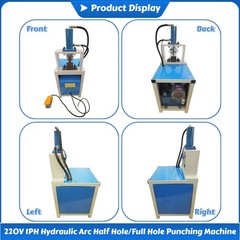 220V 1PH 0.98&Prime; Outer Diameter Pipe Electric Hydraulic Arc Punching Machine 2.2KW