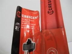 Crescent CIPW18, 18&Prime; Cast Iron K9 Pipe Wrench, 2-1/2&Prime; Capacity