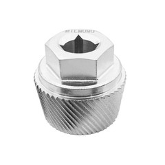 1.5&Prime; Tub Drain Extractor Removes Old Broken Stubborn and Rusted Drains Silver