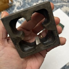 VINTAGE GREENFIELD 1&Prime;-11 1/2 NPT SQUARE PIPE DIE MADE IN USA Carbon Steel