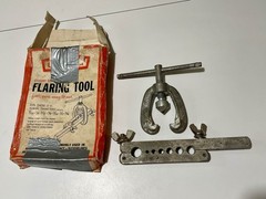 Vintage Craftsman Copper Tubing Flaring Tool 9-55371 USA Made With Box 3/16-5/8