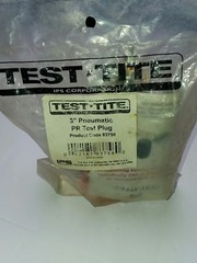 TEST-TITE 3&Prime; Pneumatic PR &ldquo;bottle&rdquo; Test plug. code 83758