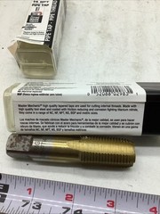 Master Mechanic TMG,1/2-14 NPT Titanium Coated Pipe Taps(2 Pc In Lot) 3500-vid