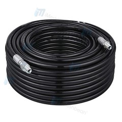 Sewer Jetter Kit for Pressure Washer 100FT 1/4&Prime; M-NPT Drain Cleaner Hose 5800PSI