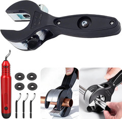 Ratcheting Tubing Cutters, Tubing Cutter 5/16&Prime; to 1 1/8&Prime;, 2 in 1-360&deg; Close Quar