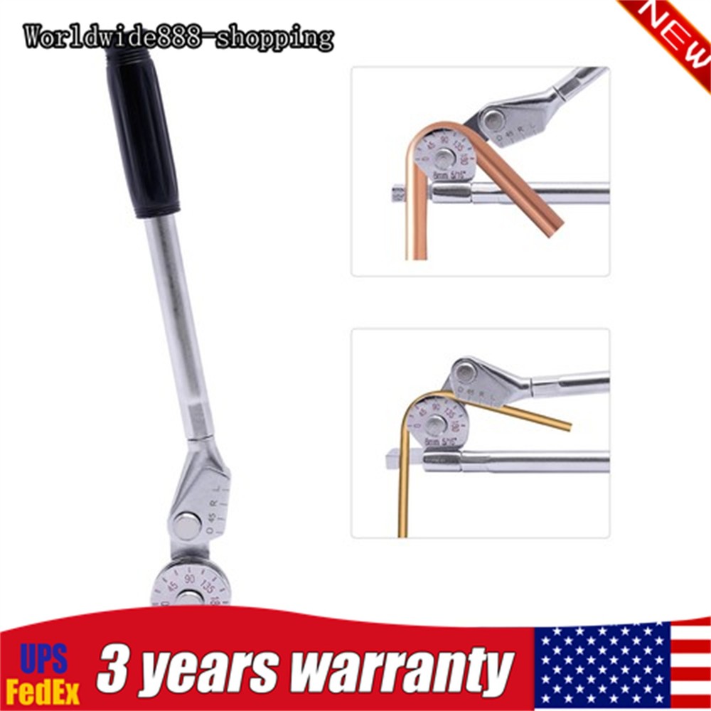 8mm 5/16 in Manual Bench Bending Machine Tube Bender Pipe Bender 0~180&deg;