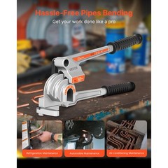 Pipe Tube Bender 1/4&Prime; 3/8&Prime; 1/2&Prime; 3 En 1 hardware Hand Repair Tool