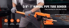 Manual Pipe Bender 7Bending Dies Multifunction Steel Copper Tube Bending Machine