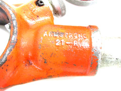 ARMSTRONG TOOLS 21-R RATCHETING PIPE THREADER SET w/ DIES, 1/4&Prime; to 1-1/4&Prime;