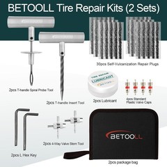 Tire Repair Kit, Sets of 2-24pcs Professional Heavy Duty Universal Emergency &hellip;