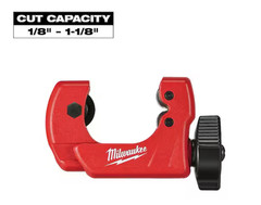 Milwaukee 1/8 in &ndash; 1 1/8 in. Mini Copper Tubing Cutter | Pack of 1 | 48-22-4251
