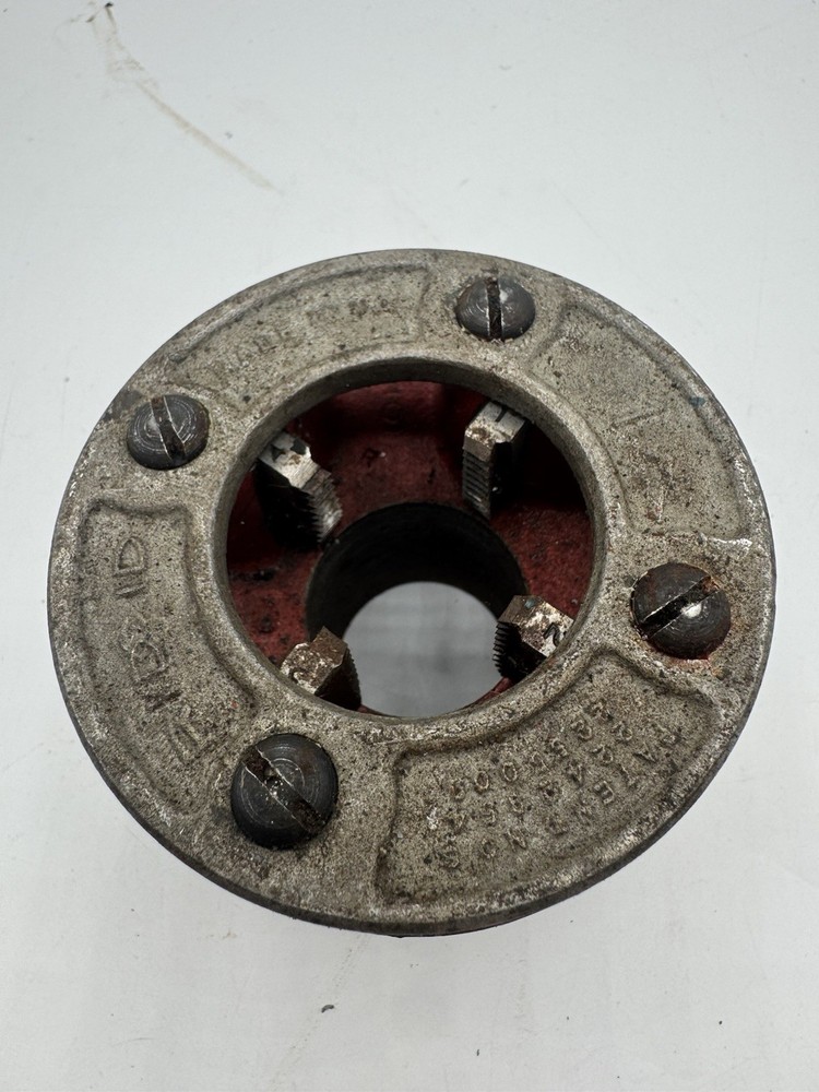 Vintage RIDGID 1&Prime; Die Head Complete For O-R Drop Head Pipe Threader USA Tool